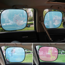 Load image into Gallery viewer, Cartoon Car Window Sun Shade Side Mesh Cover Curtain Sunshade Sun Visor For Car Trunk RV Travel Supply