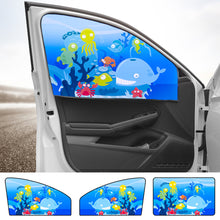 Load image into Gallery viewer, Car Window Shades Mosquito Net Sun Cover Telescopic Magnetic Sunshade UV Protection Block Curtain