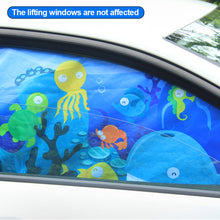 Load image into Gallery viewer, Car Window Shades Mosquito Net Sun Cover Telescopic Magnetic Sunshade UV Protection Block Curtain