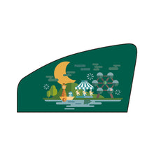 Load image into Gallery viewer, Car Window Shades Mosquito Net Sun Cover Telescopic Magnetic Sunshade UV Protection Block Curtain