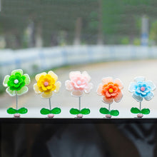 Load image into Gallery viewer, 5Pcs Car Interior Shaking Head Beautiful Daisy Flowers Ornament Decoration Shake Head Decor Double-sided Tape