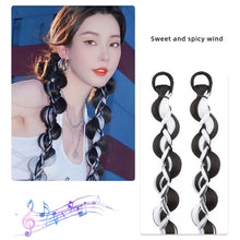 Load image into Gallery viewer, Wig Bubble Braid Simulation Fried Dough Twists Braid Long Braid Tissued Sweet Cool Spicy Girl Horsetail Twisted Dirty Braid