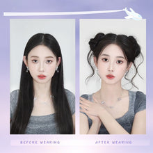 Load image into Gallery viewer, Double Marubo Head Wig Simulation Hair Fluffy and Lazy Lovely Blossom Head Pan Hair Wig Hair Rope