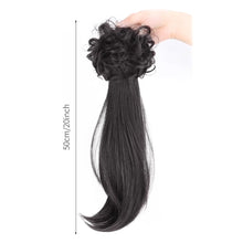 Load image into Gallery viewer, Wig Women's Low Ponytail Grab Clip Wig Braid Natural Simulation Hair Elegant High Ponytail Wig Braid