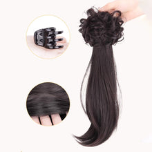 Load image into Gallery viewer, Wig Women's Low Ponytail Grab Clip Wig Braid Natural Simulation Hair Elegant High Ponytail Wig Braid