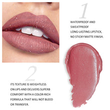 Load image into Gallery viewer, 5pcs/6pcs Matte Cream Mousse Lipstick Velvet Long Lasting Hydrating Lip Glaze Lipstick Korean Lip Makeup Cosmetic
