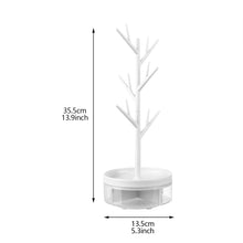 Load image into Gallery viewer, Jewelry Storage Box Branch Shape Rotate Base Multifunctional Storage Rack 2024 Trend Home Decoration Showing Stand