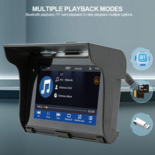 Load image into Gallery viewer, 5" Screen Motorcycle Navigation GPS Wireless Apple Carplay Android Auto Motorcycle BT IP67 Waterproof Touch Screen Display