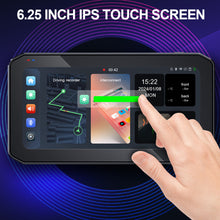 Load image into Gallery viewer, 6.25" Motorcycle CarPlay Motorcycle Navigation Screen Dual Bluetooth Wireless CarPlay Android Auto IP65 Waterproof 1200nit