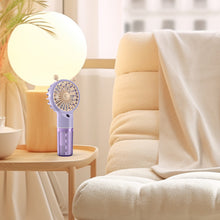 Load image into Gallery viewer, Handheld Spray Mini Air Conditioner USB Rechargeable Portable Humidifier Mist Cooler Cooling Spray Humidifier Fan for Home Office