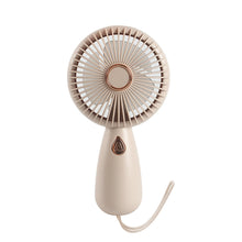 Load image into Gallery viewer, Mini Handheld Small Fan Portable Night Light Silent Office Desk Student On Dormitory Charging Outdoor Hand Holding Fan Small