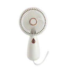 Load image into Gallery viewer, Mini Handheld Small Fan Portable Night Light Silent Office Desk Student On Dormitory Charging Outdoor Hand Holding Fan Small