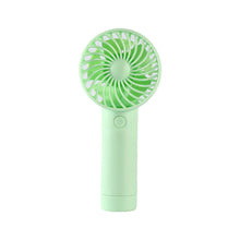 Load image into Gallery viewer, Mini Handheld Small Fan Portable Silent Office Desk Student On Dormitory Charging Outdoor Hand Holding Fan Small