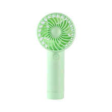 Load image into Gallery viewer, Mini Handheld Small Fan Portable Silent Office Desk Student On Dormitory Charging Outdoor Hand Holding Fan Small