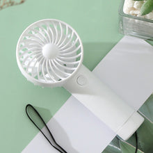 Load image into Gallery viewer, Mini Handheld Small Fan Portable Silent Office Desk Student On Dormitory Charging Outdoor Hand Holding Fan Small