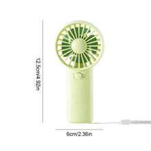 Load image into Gallery viewer, Mini Fan Portable Convenient Creative Small Fan Handheld Pocket Hand-held Fan Lightweight Adjustable Cute Small Fan Student Gift