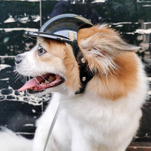 Load image into Gallery viewer, Pet Dogs Helmet Safety Cap For Motorcycle Black Plastic Ridding Cap Pets Dog Cats Protect Supplies Puppy Dog Cool Accessories