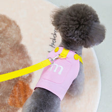 Load image into Gallery viewer, 1Set Pet Dog Harness Vest Puppy Clothes Traction Harness Summer Letter Harness Leash Dog Collar Pet Accessories