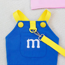 Load image into Gallery viewer, 1Set Pet Dog Harness Vest Puppy Clothes Traction Harness Summer Letter Harness Leash Dog Collar Pet Accessories