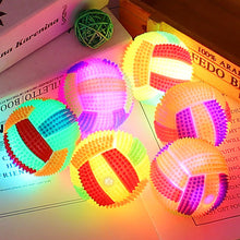 Load image into Gallery viewer, Pet Dogs Flashing Football Shape Led Light Squeaky Bouncy Ball Funny Kids Toy Interactive Dog Cat Chew Toys Small Large Dogs