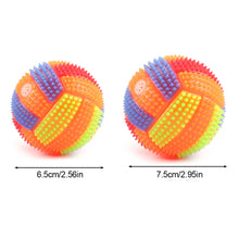 Load image into Gallery viewer, Pet Dogs Flashing Football Shape Led Light Squeaky Bouncy Ball Funny Kids Toy Interactive Dog Cat Chew Toys Small Large Dogs