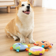 Load image into Gallery viewer, Interactive Ball Dog Toy for Aggressive Chewers Training Decompress Bite Resistant Plush Handle Dog Toys with Bells Pet Supplies