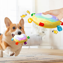 Load image into Gallery viewer, Interactive Ball Dog Toy for Aggressive Chewers Training Decompress Bite Resistant Plush Handle Dog Toys with Bells Pet Supplies