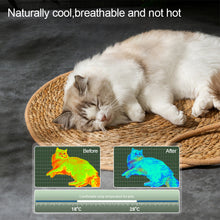 Load image into Gallery viewer, Dog Air Conditioning Mat Summer Rattan Pet Mat Pet Supplies Cooling Mat Cat Cooling Pad for Small Medium Cat