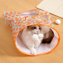 Load image into Gallery viewer, Pet Supplies Cat Drill Pocket Paper Cat Tunnel Collapsible Cat Bag Portable Lightweight Pet Cat Interactive Toys for Indoor Outdoor