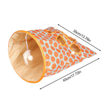 Load image into Gallery viewer, Pet Supplies Cat Drill Pocket Paper Cat Tunnel Collapsible Cat Bag Portable Lightweight Pet Cat Interactive Toys for Indoor Outdoor