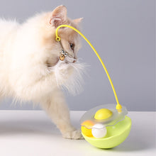 Load image into Gallery viewer, Tumbler Toys for Cats Kitten Interactive Bite Resistant Turntable Plush Feathers Pet Toy with Catnip Funny Pet Supplies