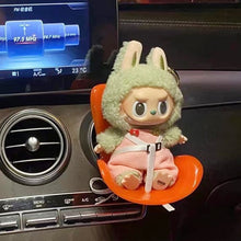 Load image into Gallery viewer, Car Doll Safety Seat for OB11 Labubu Cartoon Chair Model for Labubu Car Seat Outlet Decor for Labubu Doll Car Interior Styling