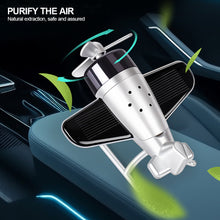 Load image into Gallery viewer, Creative Car Central Control Air Freshener Mini Solar Aircraft Decoration Car Perfume Air Freshener Fragrance Airplane Ornament