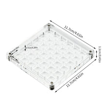Load image into Gallery viewer, Seashell Display Box Acrylic Magnetic Diamond Display Case Acrylic Organizer Box Stackable Jewelry Gem Organizers Compartment