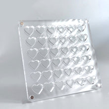 Load image into Gallery viewer, Seashell Display Box Acrylic Magnetic Diamond Display Case Acrylic Organizer Box Stackable Jewelry Gem Organizers Compartment