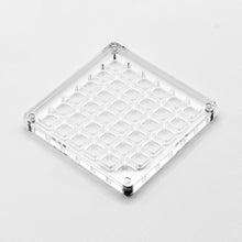 Load image into Gallery viewer, Seashell Display Box Acrylic Magnetic Diamond Display Case Acrylic Organizer Box Stackable Jewelry Gem Organizers Compartment