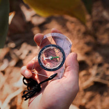 Load image into Gallery viewer, Outdoor Mini Compass Map with Scale Ruler Portable Compass for Hiking Camping Cycling Survival Compass Guiding Tool