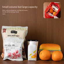 Load image into Gallery viewer, Folding Shopping Bag Retractable Home Storage Bag Small Disc Eco-friendly Bags Ultra Compact Portable Bag