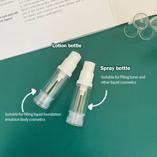Load image into Gallery viewer, 5/10ML Liquid Foundation Travel Bottle Cosmetics Eye Cream Vacuum Bottle Press Bottle Spray Bottle Travel Portable Refillable Bottles