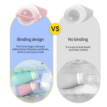 Load image into Gallery viewer, 30/60/90ML Portable Silicone Travel Bottle Body Wash Shampoo Cosmetic Storage Refillable Lotion Bottle Leakproof