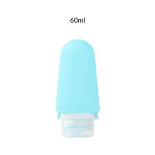 Load image into Gallery viewer, 60/90ML Portable Silicone Travel Bottle Body Wash Shampoo Cosmetic Storage Refillable Lotion Bottle Leakproof