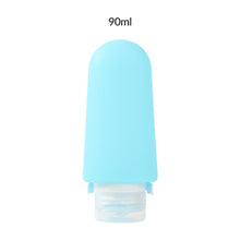 Load image into Gallery viewer, 60/90ML Portable Silicone Travel Bottle Body Wash Shampoo Cosmetic Storage Refillable Lotion Bottle Leakproof