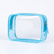 Load image into Gallery viewer, Travel Storage Bag Cosmetic Bag PVC Waterproof Transparent Cosmetic Cases Large Capacity Plastic Zipper Wash Bag