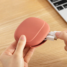 Load image into Gallery viewer, Portable Silicone Data Cable Headphone Storage Box Cute Headphone Cable Bag Travel Earphone Wire Organizer