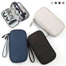 Load image into Gallery viewer, Travel Portable Digital Accessories Storage Bag Data Cable Waterproof Storage Bag U Disk Charging Bank Storage Box