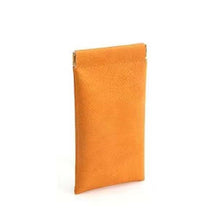 Load image into Gallery viewer, Portable Sunglasses Bag Storage Pouch Soft Leather Waterproof Bag Simple Lipstick Headphone Cable Storage Bag