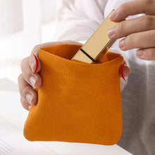 Load image into Gallery viewer, Portable Sunglasses Bag Storage Pouch Soft Leather Waterproof Bag Simple Lipstick Headphone Cable Storage Bag