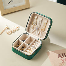 Load image into Gallery viewer, Mini Square Jewelry Box Velvet Ring Stud Earring Storage Box Women Trinkets Organizer Delicate Size 2024 Trend Fashion Small Case