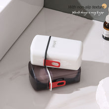 Load image into Gallery viewer, Portable Travel Soap Box With Lid Square Storage Soap Container Drain Waterproof Mini Sealed Box