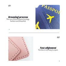 Load image into Gallery viewer, PU Leather Luggage Tag Baggage Bag Tag Suitcase Identifier Label With Signature Paper Glided Boarding Bag Tag Travel Accessory